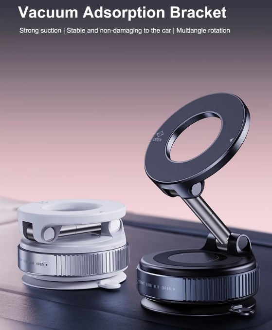 Vacuum Magnetic Suction Phone Holder